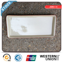 10" Rectangle Plate (Color edge) in Stock with Cheap Price